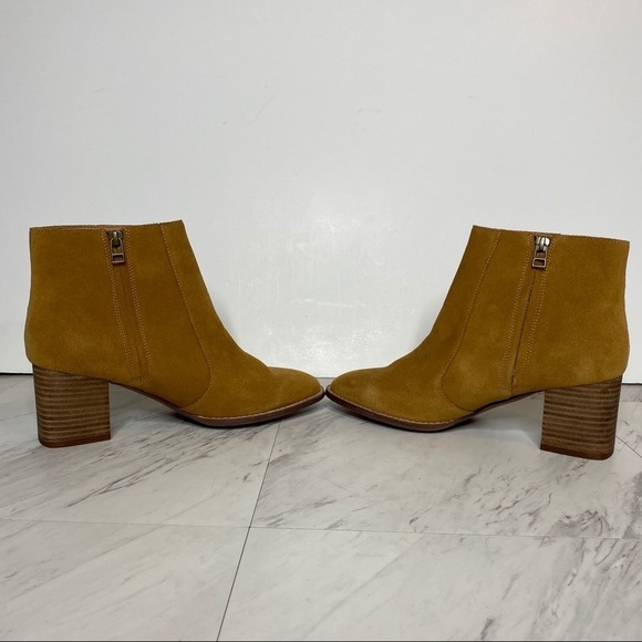 Madewell Bryce Tan Suede Ankle Bootie 9.5 - Picture 5 of 16